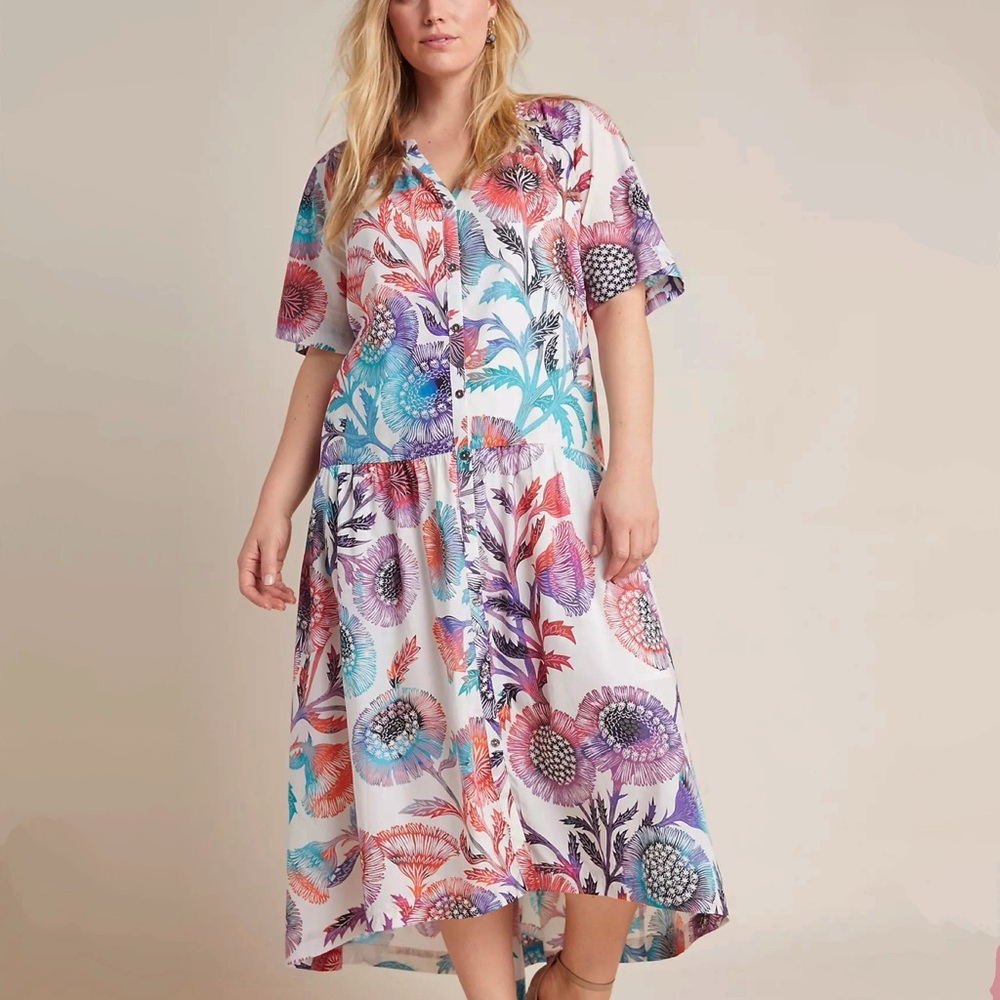 Anthropologie Azores Maxi Dress